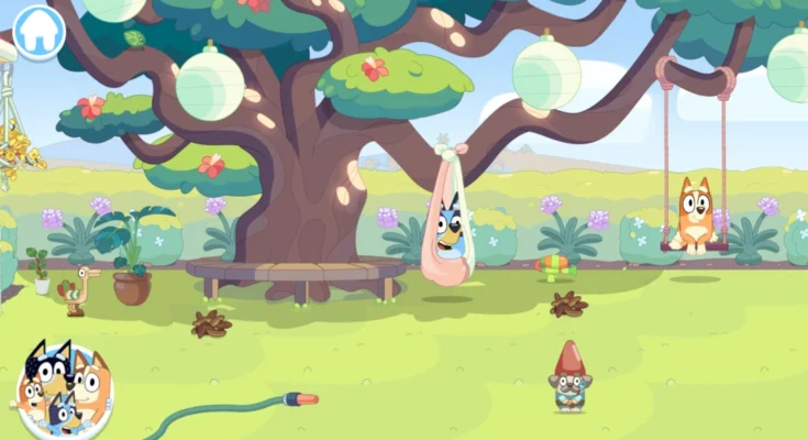 cara main bluey lets play game